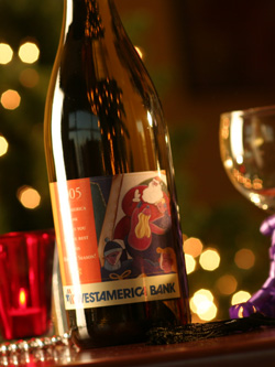 Christmas Wine Bottle