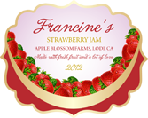 Fruit Bowl Strawberry - Doily