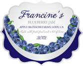 Fruit Bowl Blueberry - Doily